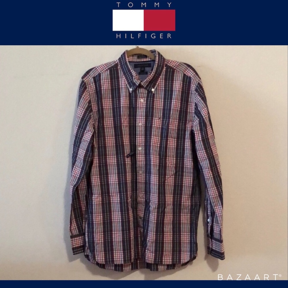 Tommy Hilfinger button down shirt long sleeve